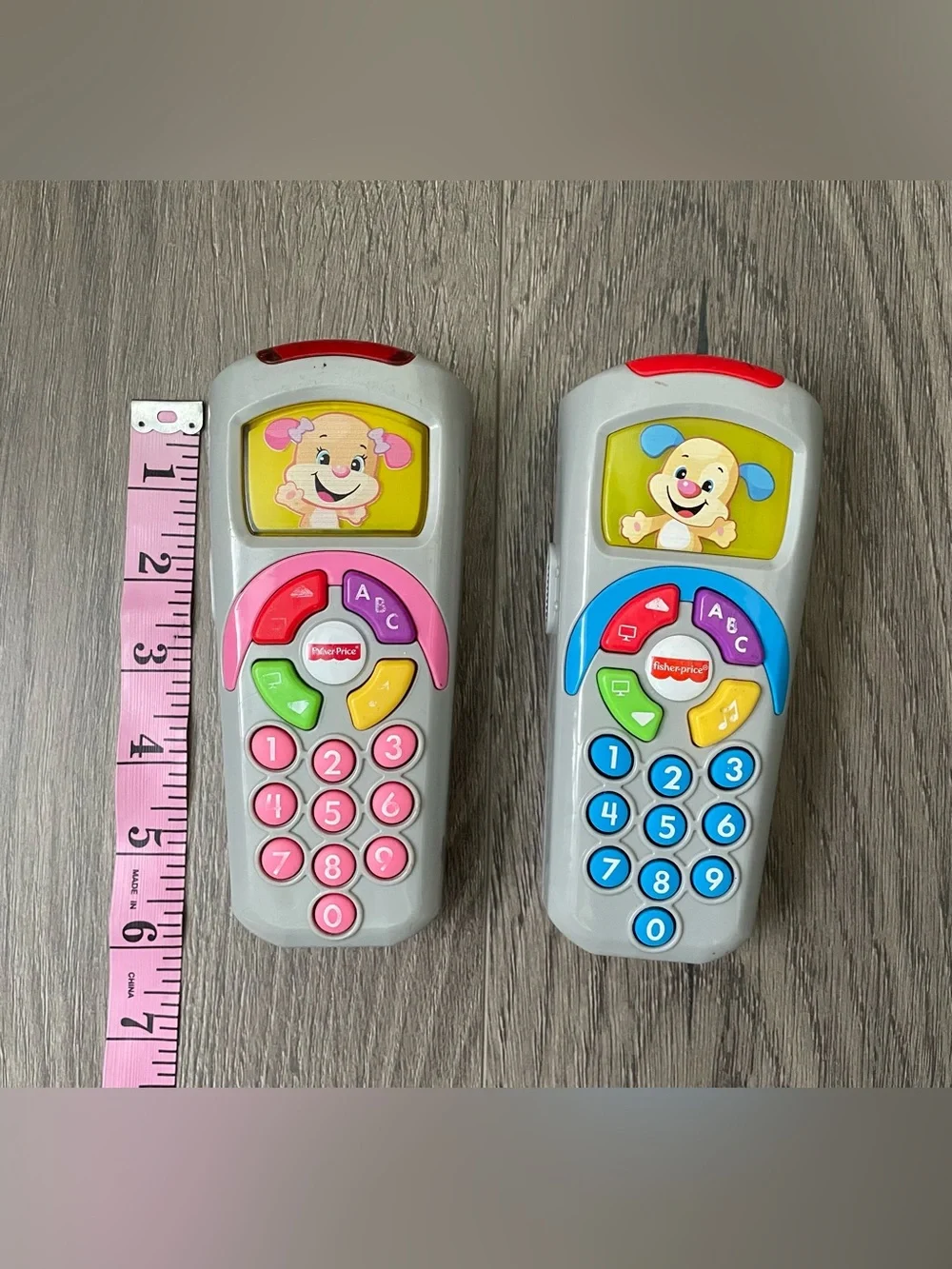 Fisher Price Laugh & Learn Remote Set of 2 Educational Toy 2015 Working